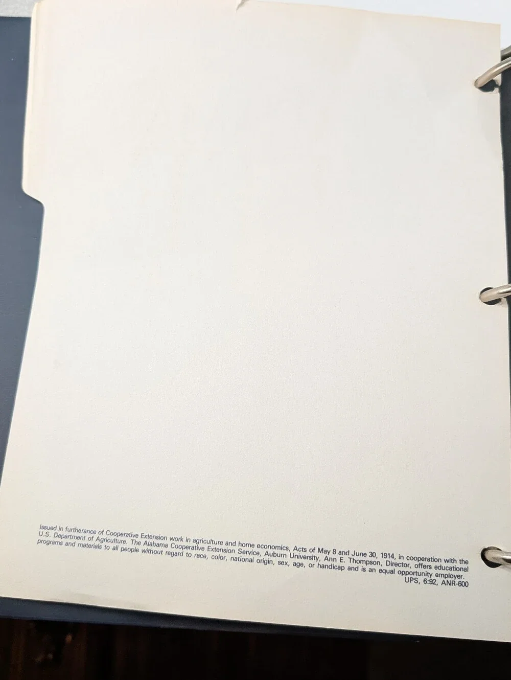 Vintage Alabama Beef Handbook - Circular ANR-600AL Cooperative Extension Service